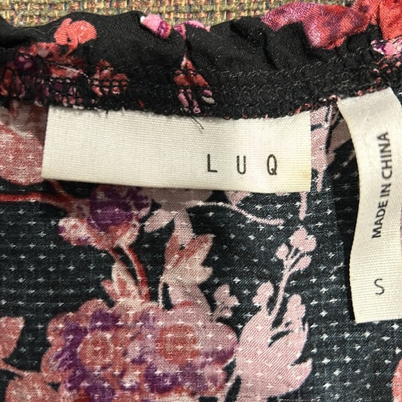 Stitchfix LUQ Presley Ruffled Button Down Top - Picture 2 of 7